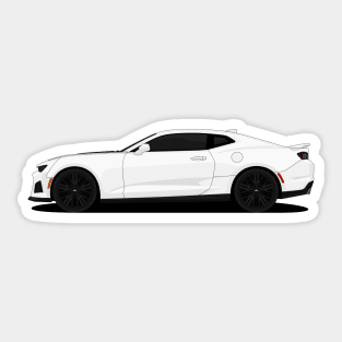 CAMARO WHITE Sticker